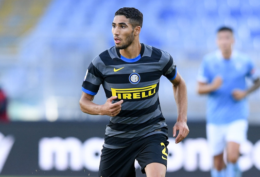 Inter Milano a anunţat că Hakimi a scăpat de coronavirus. Fotbalistul fusese testat pozitiv înainte de meciul din UCL