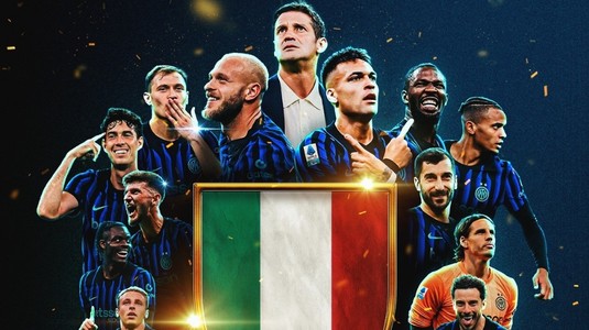 "Grande” Chivu a scris istorie la Inter Milano! Primul antrenor român care câştigă titlul într-unul dintre primele cinci campionate din lume