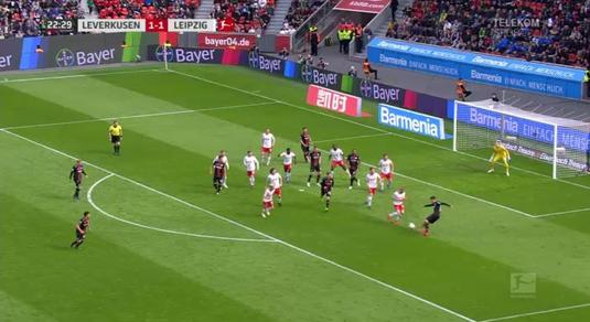VIDEO | Leverkusen a scăpat victoria cu Leipzig printre degete, dar a dat cel mai frumos gol al partidei. Răsturnare spectaculoasă de scor