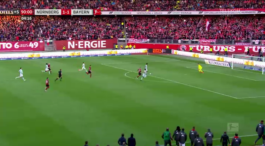 VIDEO | Cadou pentru Dortmund! Bayern se împiedică la Nurnberg într-un final nebun