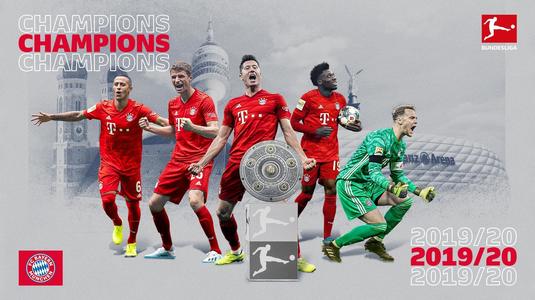 VIDEO | Bayern Munchen a cucerit din nou titlul în Bundesliga! Bavarezii, al optulea titlu la rând. Cum va arăta sărbătoarea în perioada pandemiei