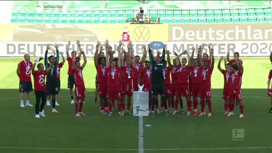 VIDEO | Final nebun de sezon în Bundesliga. Gladbach şi Leipzig merg în Liga Campionilor, Werder va juca baraj. Bayern a primit trofeul după victoria la scor cu Wolfsburg