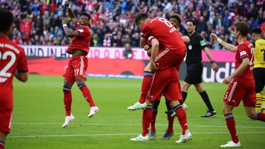 VIDEO | Lecţie de fotbal. Bayern s-a distrat în derby-ul cu Dortmund şi a revenit pe primul loc în Bundesliga