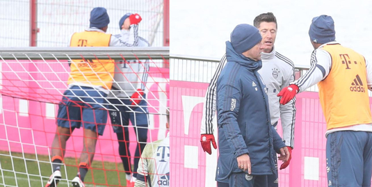 FOTO INCREDIBIL | Bătaie la antrenamentul lui Bayern! Boateng şi-a lovit un coleg în faţă: "Tot timpul e acelaşi c***t cu tine"