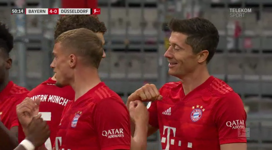 VIDEO | S-a oprit fotbalul! Gol magnific marcat de Lewandowski în Bundesliga. Este golgheterul autoritar al campionatului 