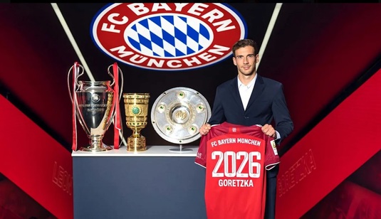 OFICIAL | Leon Goretzka şi-a prelungit contractul cu Bayern până în 2026!