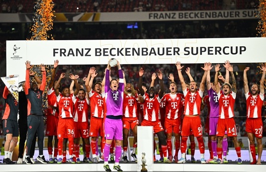 Bayern Munchen a devenit supercampioana Germaniei. Bavarezii au câştigat primul trofeu al noului sezon din Germania, în faţa lui Stuttgart