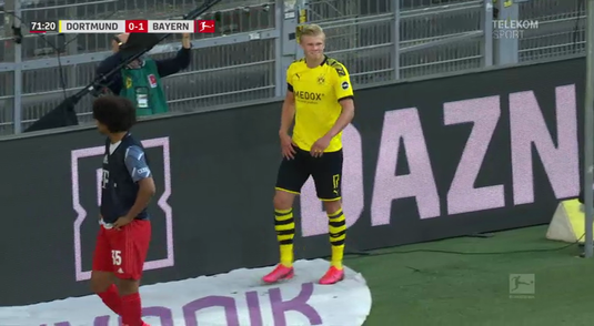 VIDEO Emoţii mari pentru Borussia Dortmund! Haaland s-a accidentat şi a fost schimbat în Der Klassiker