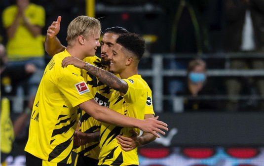 VIDEO | Gol superb marcat de Dortmund! Cursa de 70 de metri a lui Sancho, încheiată cu bijuteria lui Haaland