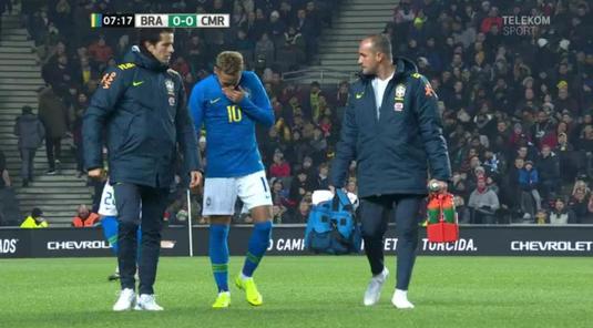 VIDEO | Panică la PSG! Neymar a ieşit accidentat după doar opt minute. Mbappe, accidentare urâtă în meciul Franţei 