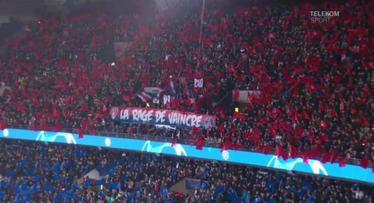 Ici c'est Paris! Parc de Princes colorat în roş-albastru de fanii lui PSG. Atmosferă senzaţională înainte de duelul cu United