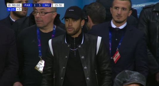 Ce decizie a luat UEFA în privinţa lui Neymar, acuzat că a intrat în vestiarul arbitrilor după PSG - Man United