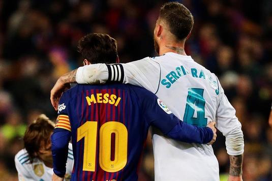 "Îmi place să joc cu cei mai buni fotbalişti din lume şi Messi este unul dintre ei!" Sergio Ramos l-a elogiat pe fostul său adversar din La Liga