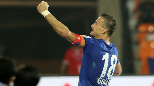 Lucian Goian, gol pentru Mumbai City în etapa a opta din India