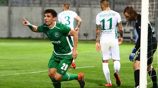 Claudiu Keşeru a înscris golul 26 în actuala ediţie a campionatului Bulgariei