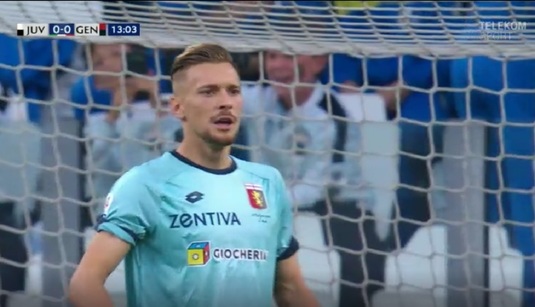 VIDEO | Andrei Radu, faţă în faţă cu Cristiano Ronaldo! Cum s-a descurcat portarul român în meciul cu Juventus. Vezi toate paradele!