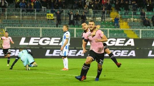 VIDEO | Veşti bune pentru echipa naţională. George Puşcaş a marcat din nou pentru Palermo 