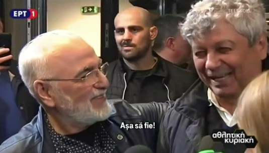 VIDEO | Dialog savuros între Mircea Lucescu şi patronul lui PAOK. ”Il Luce” i-a dat replica în limba română 