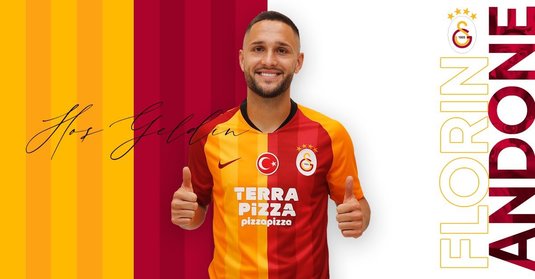 Florin Andone a semnat cu Galatasaray Istanbul! Transferul a fost anunţat oficial. Brighton îl poate rechema după 4 luni
