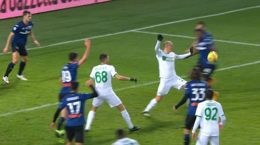 VIDEO Vlad Chiricheş a marcat pentru Sassuolo. Formaţia sa a fost distrusă de Atalanta