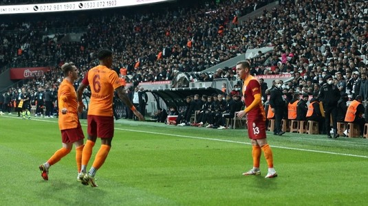 VIDEO | Beşiktaş - Galatasaray 2-1. Cicâldău a marcat superb de la distanţă, Moruţan a fost titular şi el. Oaspeţii au ratat egalarea pe final
