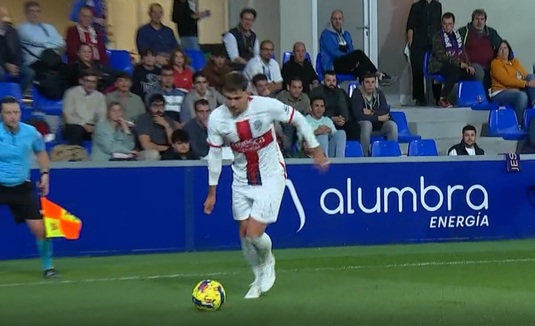 VIDEO | Andrei Raţiu se cere în La Liga. Centrare excelentă la golul marcat Huesca. O simplă formalitate de îndeplinit pentru marcator