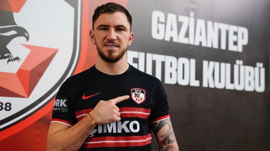 OFICIAL | Marius Şumudică continuă transferurile la Gaziantep! Deian Sorescu a semnat cu formaţia din Turcia