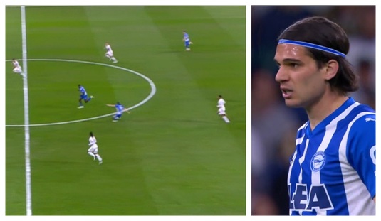 VIDEO | Ianis Hagi a încercat să dea gol de la mijlocul terenului în Real Madrid - Alaves! Cum a arătat execuţia, pe "Santiago Bernabeu"