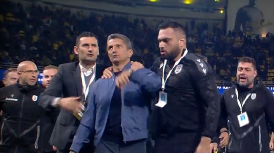 Scandal uriaş în Grecia. Poliţia, pe urmele lui Răzvan Lucescu, după ce acesta l-ar fi scuipat pe Erik Lamela, la finalul duelului AEK - PAOK