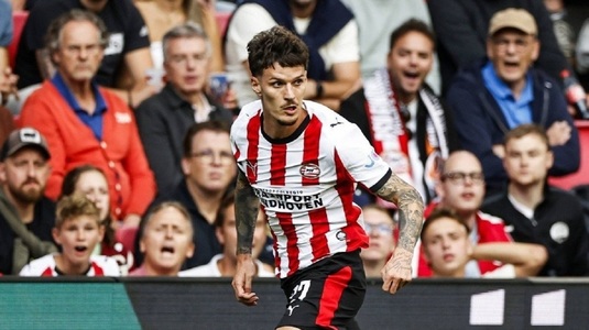 Dennis Man, un nou meci bifat la PSV. Echipa olandeză, rezultat neaşteptat pe teren propriu. Cum s-a descurcat românul