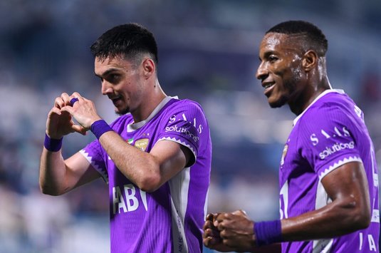 GOOOOL Şut! Fostul mijlocaş de la FCSB a marcat pentru prima oară de la transferul în Emirate, chiar împotriva unui antrenor român