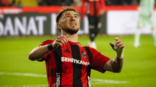 Cum s-a descurcat Gaziantep, echipa la care e dorit insistent Mirel Rădoi. Deian Sorescu a marcat din penalty