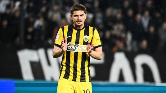 Răzvan Marin a oferit două assisturi, iar AEK s-a impus la scor în campionatul Greciei