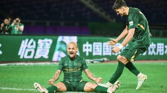 Mitriţă, protagonist în China. A marcat o "rachetă" pentru Zhejiang, într-o victorie cu 4-1