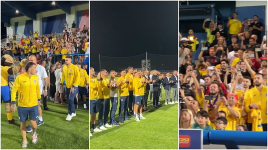 VIDEO | Momente superbe la Mogoşoaia. Sute de fani i-au aşteptat pe tricolorii ajunşi în miezul nopţii în ţară