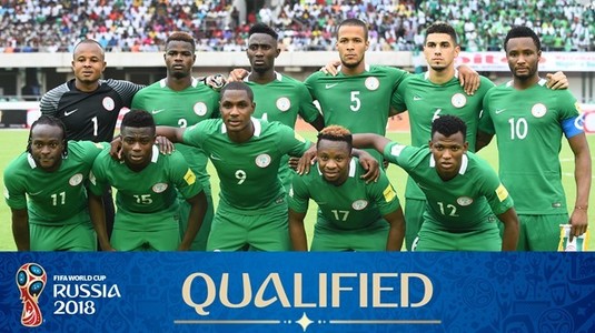 Bonus pentru calificarea la CM 2018! Ce sumă vor împărţi jucătorii Nigeriei