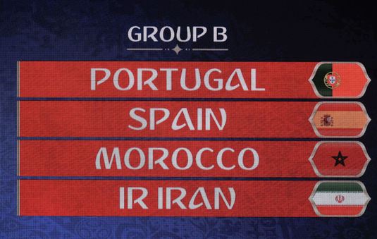 Programul meciurilor din Grupa B de la CM 2018! Când joacă Portugalia, Spania, Maroc şi Iran