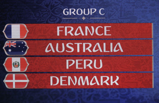 Programul meciurilor din Grupa C de la CM 2018! Când joacă Franţa, Australia, Peru şi Danemarca