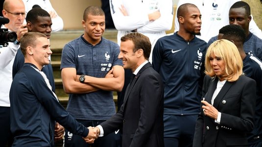 Preşedintele Franţei i-a primit pe jucătorii naţionalei înainte de Mondial: "O competiţie este reuşită când este câştigată"