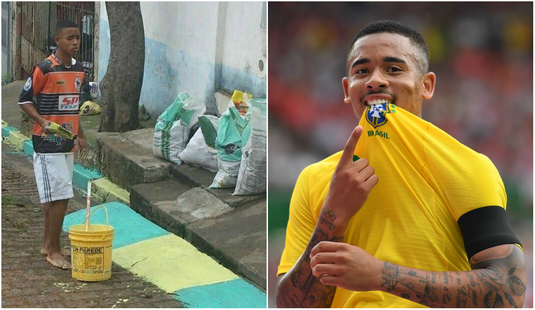FOTO | Atunci şi acum: Gabriel Jesus a refăcut fotografia memorabilă de la Cupa Mondială din 2014