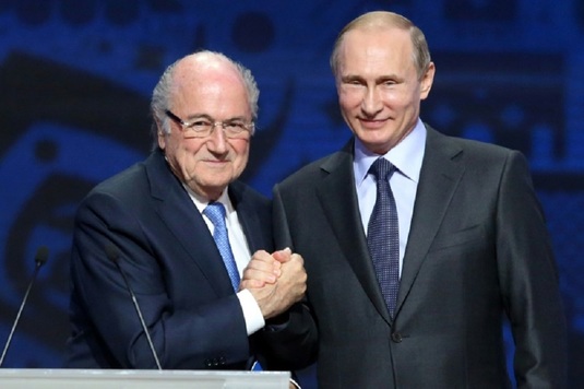 Blatter se deplasează la Moscova pentru a se întâlni cu Putin şi pentru Cupa Mondială