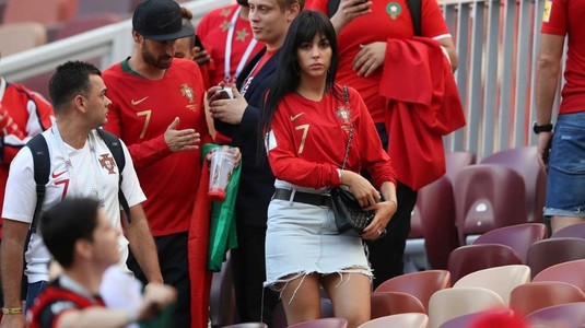 GALERIE FOTO | Câştigător şi pe teren, şi în tribune: iubita lui Cristiano Ronaldo a făcut furori la meciul Portugaliei