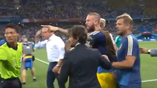VIDEO | Bătaie generală la finalul meciului Germania - Suedia. Ce nu s-a văzut la TV. Nemţii au cerut scuze printr-un comunicat oficial
