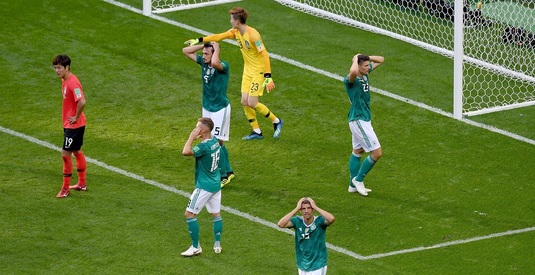 Umilinţă maximă pentru Germania. Nemţii nu trec de grupe pentru prima dată în istoria Cupei Mondiale
