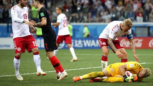 Echipa sa a pierdut dramatic, însă Schmeichel a fost desemnat omul meciului Croaţia - Danemarca