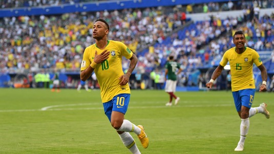 Neymar, jucătorul meciului Brazilia - Mexic