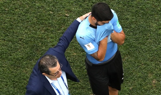 GALERIE FOTO | Suarez&Co au izbucnit în lacrimi după ce au fost eliminaţi de Franţa, în sferturile Cupei Mondiale