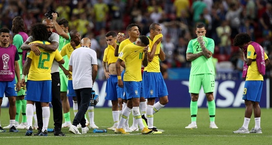 Tristeţe mare în tabăra Braziliei. Ce spun jucătorii după ce au fost eliminaţi de Belgia