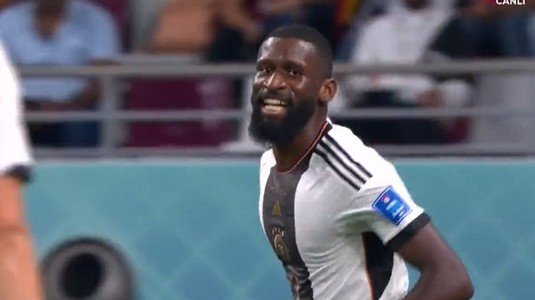 Karma! La 1-0 Germania, Rudiger l-a batjocorit prin gesturi ciudate pe adversarul care a adus victoria Japoniei. Ce a putut face pe teren | VIDEO