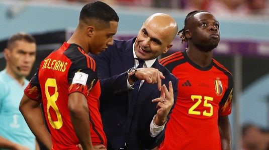 S-a plâns în vestiarul Belgiei. Fotbaliştii s-au emoţionat când Roberto Martinez şi-a anunţat demisia: "Mulţi colegi aveau lacrimi, e normal să avem regrete"